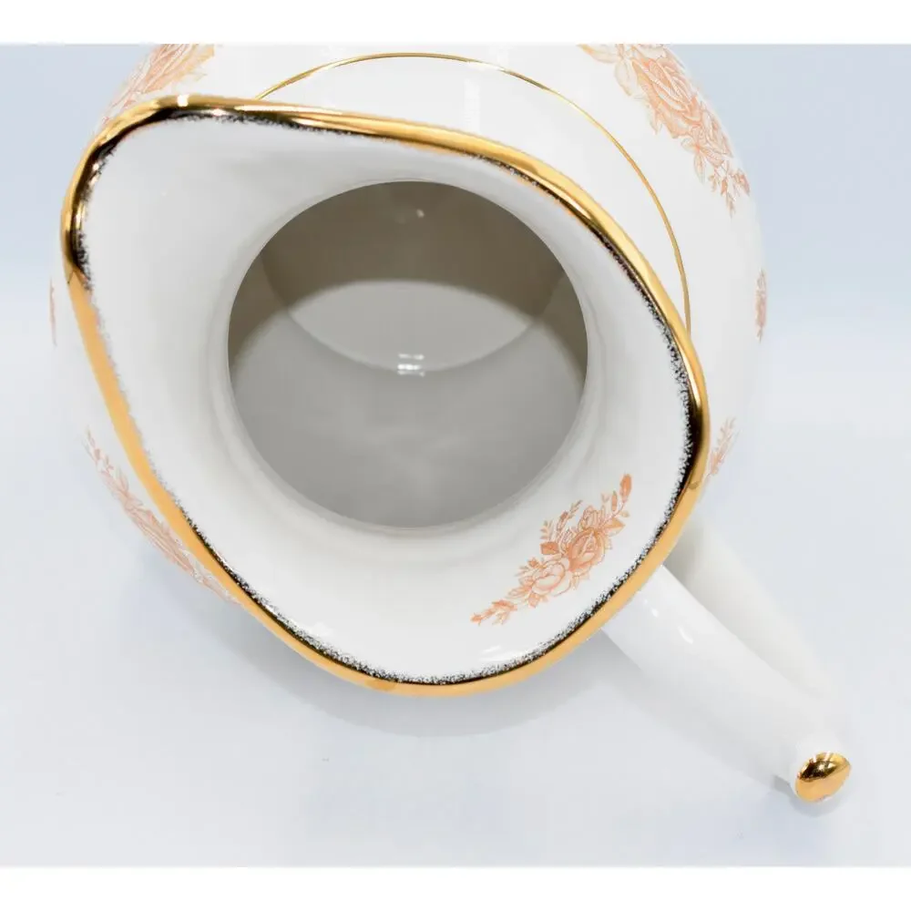 Royal Albert Old Country Roses Gold Trim Large Water Sweet Tea Pitcher Porcelain